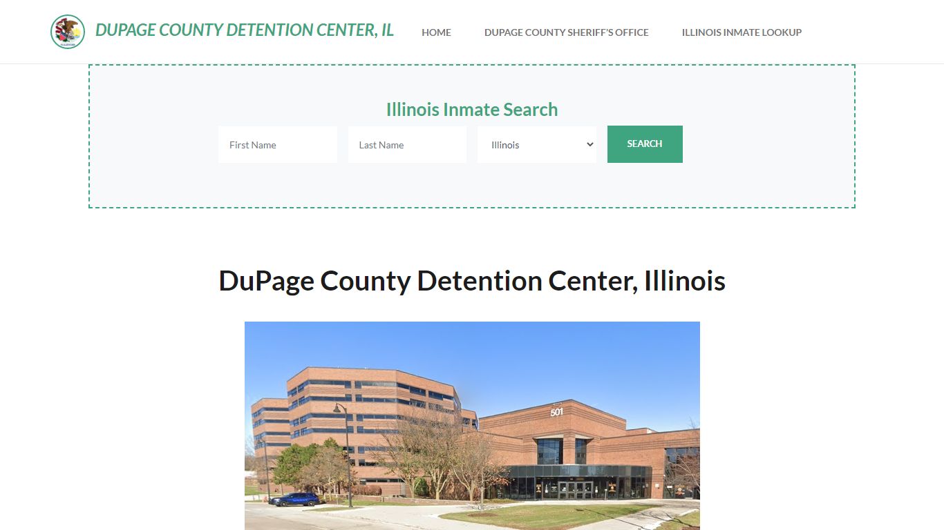 DuPage County Detention Center, IL Inmate Roster, Offender Search